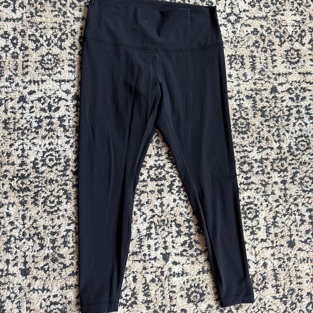 Size 16 black lululemon leggings